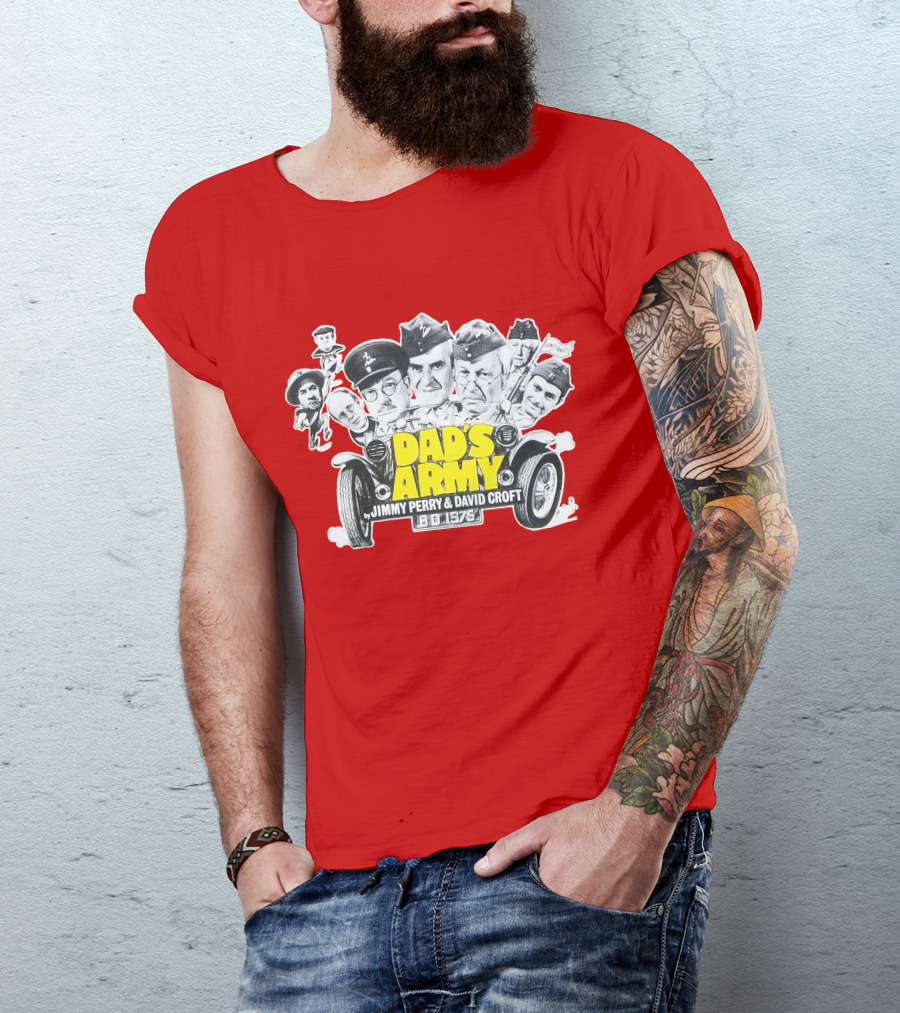 Dad's Army By Jimmy Perry And David Croft BBC 1975 T-Shirt
