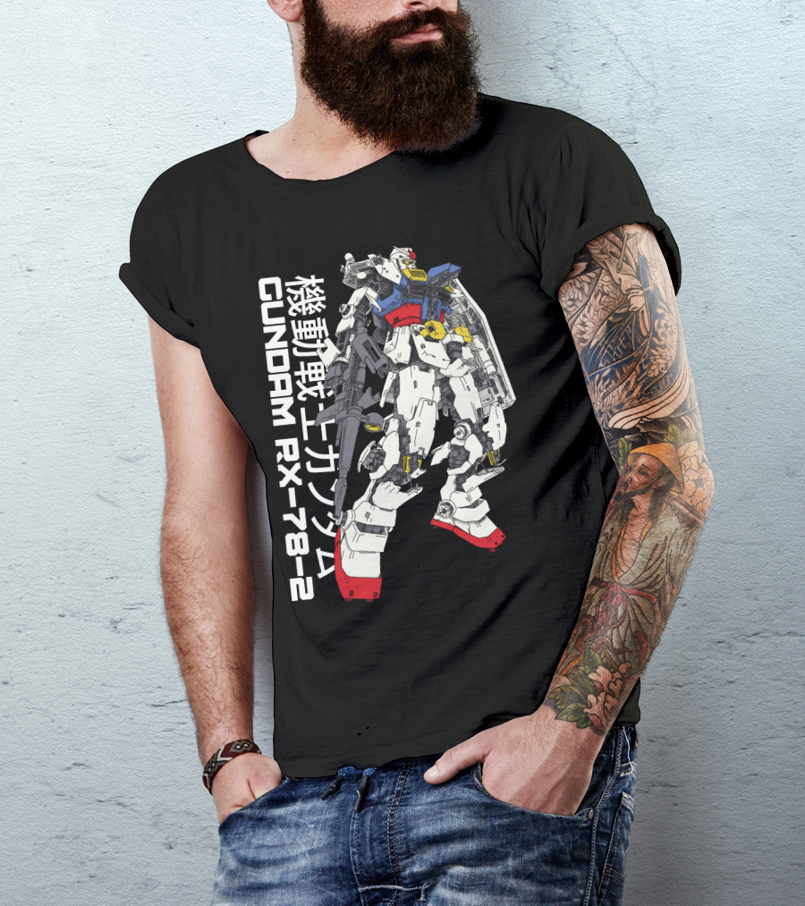 Gundam RX-78-2 Mobile Suit Mechanized Warrior T-Shirt
