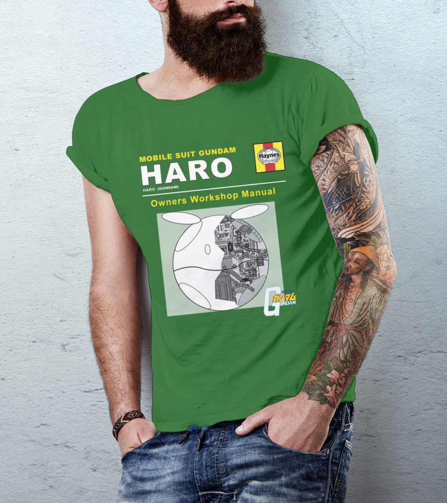 MOBILE SUIT GUNDAM HARO Owners Workshop Manual Haynes GUNDAM T-Shirt