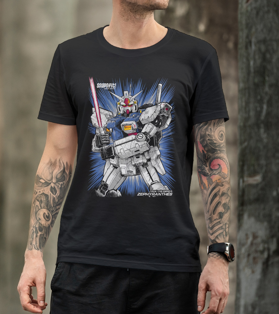Snapfit Zephyranthes RX-78 GP01 Gundam T-Shirt