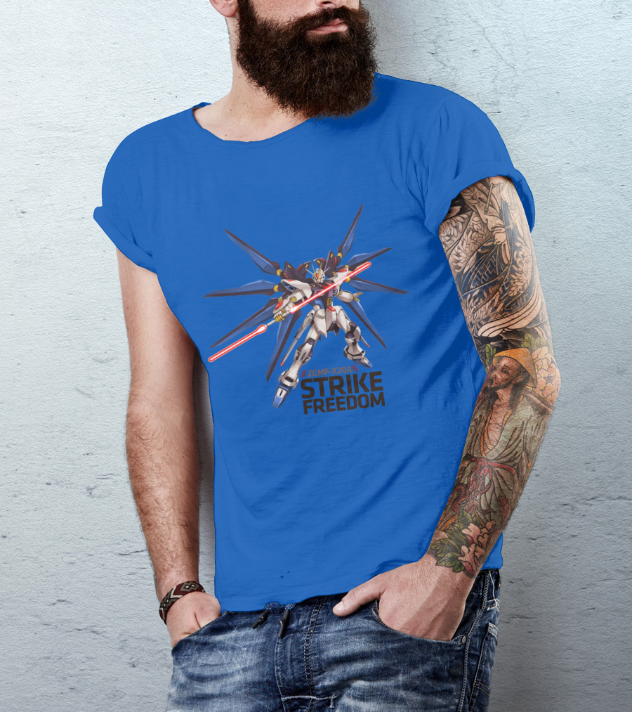 ZGMF-X20A Strike Freedom Gundam Mobile Suit T-Shirt