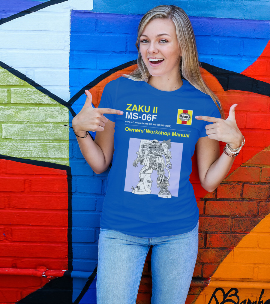 ZAKU II MS-06F 0079 U.C. Onwards Owners' Workshop Manual T-Shirt
