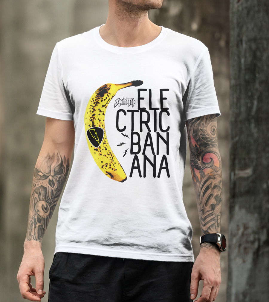Spinal Tap Electric Banana With Lightning Bolt T-Shirt
