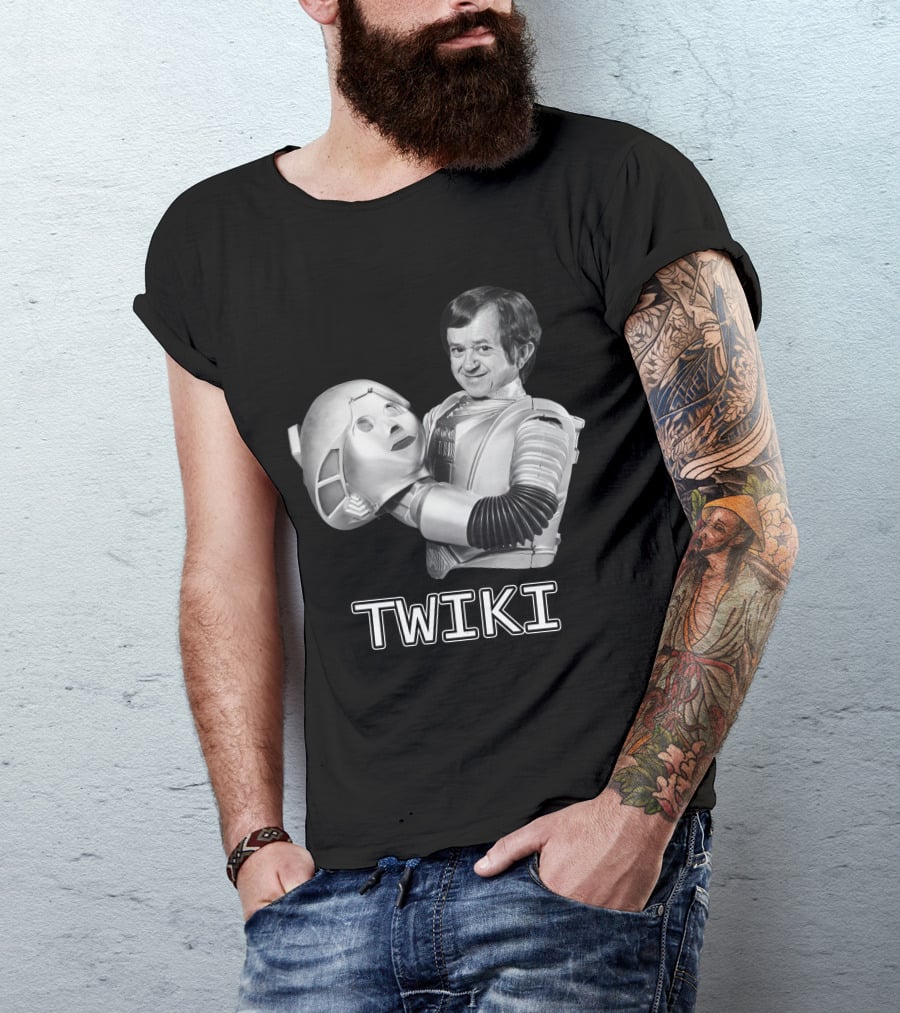 Buck Rogers Twiki Robot Head 1970s Sci-Fi Comedy T-Shirt