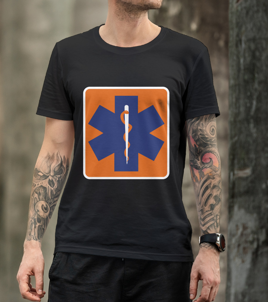 Star Of Life Medical Symbol The Cannon Ball Run T-Shirt