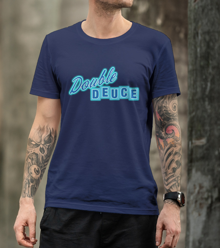 Road House Double Deuce Neon Style Retro T-Shirt