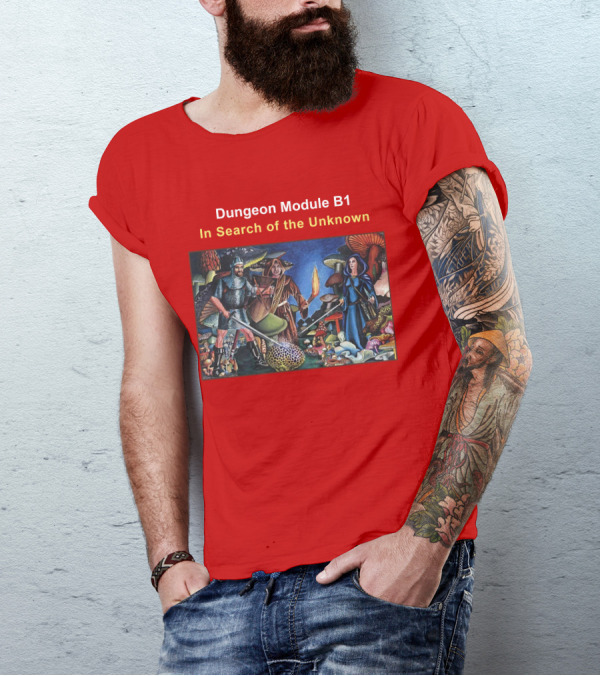 Dungeon Module B1 In Search Of The Unknown DND ISU T-Shirt