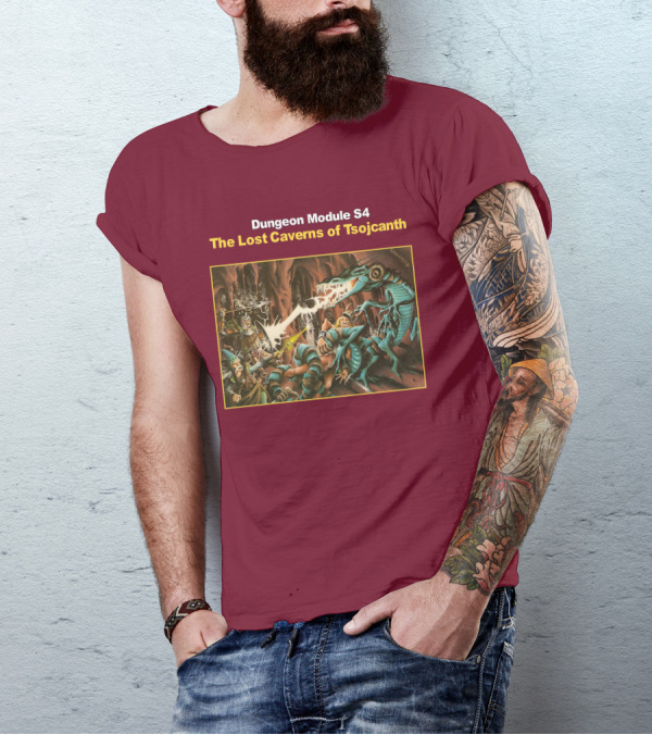 Dungeon Module S4 The Lost Caverns Of Tsojcanth T-Shirt