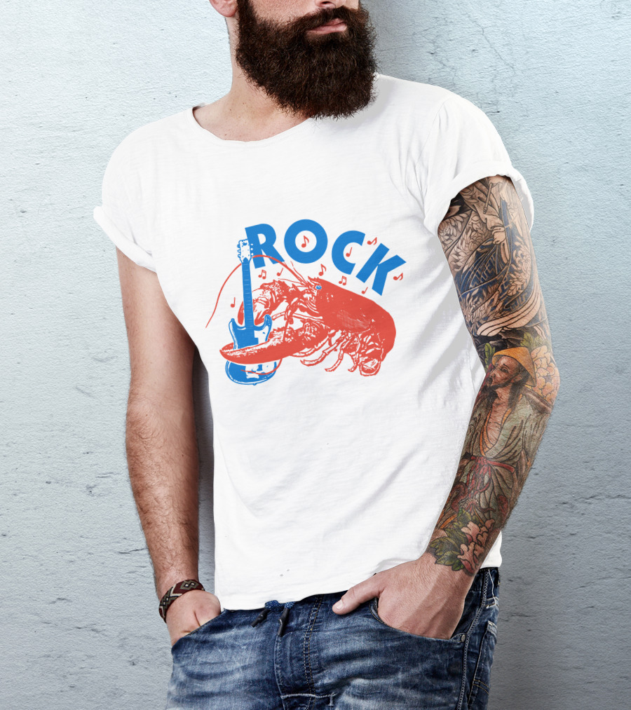 The B-52's Rock Lobster Guitar Music Fun T-Shirt