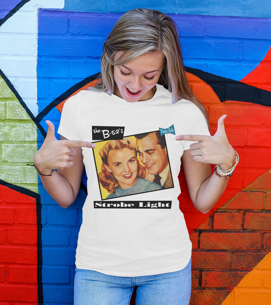 The B-52's Strobe Light Party Side T-Shirt