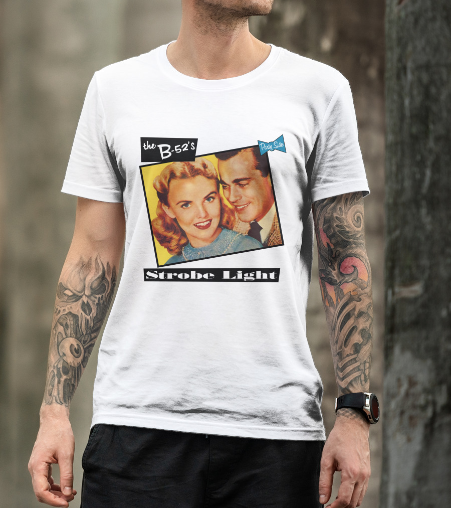 The B-52's Strobe Light Party Side T-Shirt