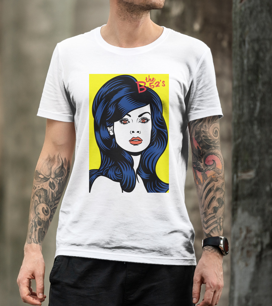 The B-52's Bold Pop Art Woman T-Shirt