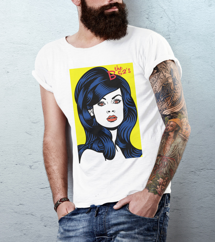The B-52's Bold Pop Art Woman T-Shirt