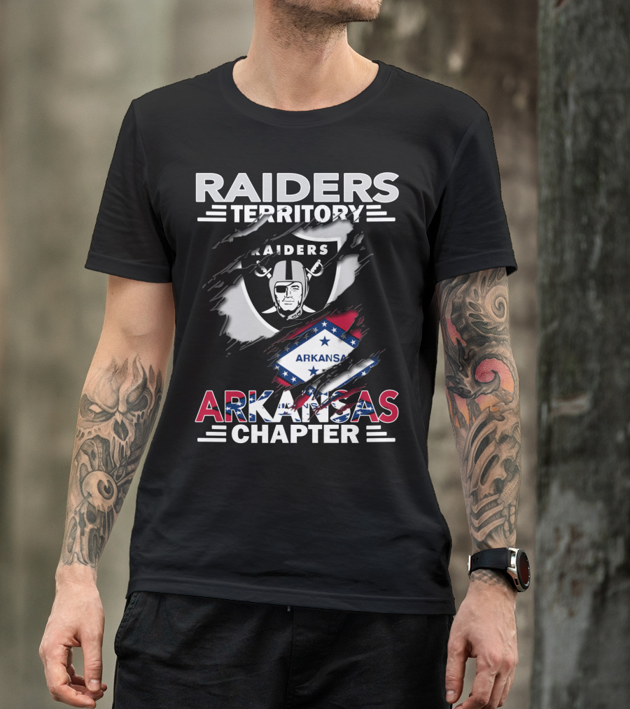 Raiders Territory Arkansas Chapter Flag T-Shirt