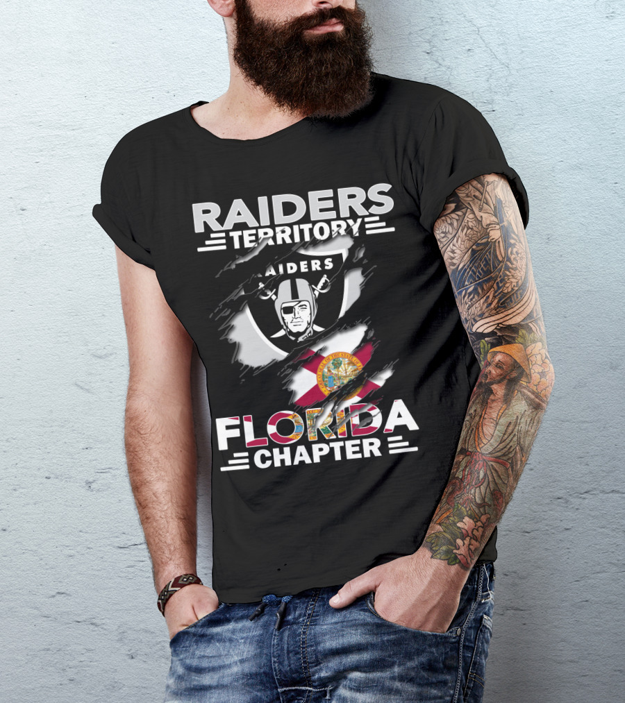 Raiders Territory Florida Chapter State Flag T-Shirt
