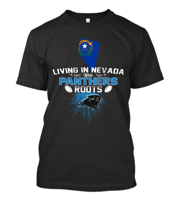 Nevada Pride With Panthers Roots And Football Connection T-Shirt