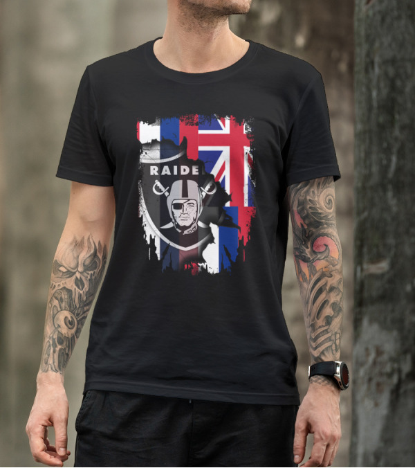 Together Raiders Hawaii Union Flag Fusion T-Shirt