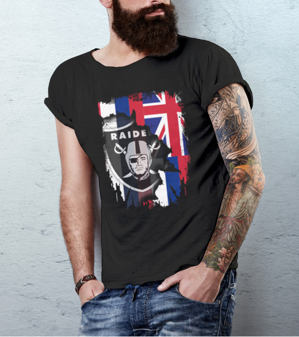 Together Raiders Hawaii Union Flag Fusion T-Shirt