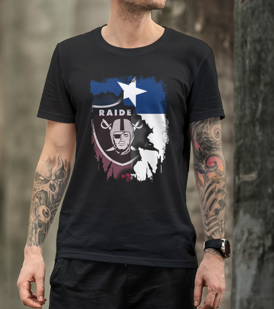 Together Texas Raiders Logo Fusion T-Shirt