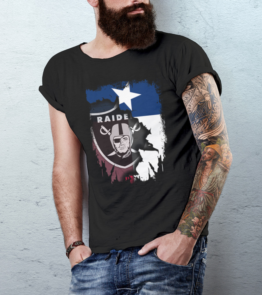 Together Texas Raiders Logo Fusion T-Shirt