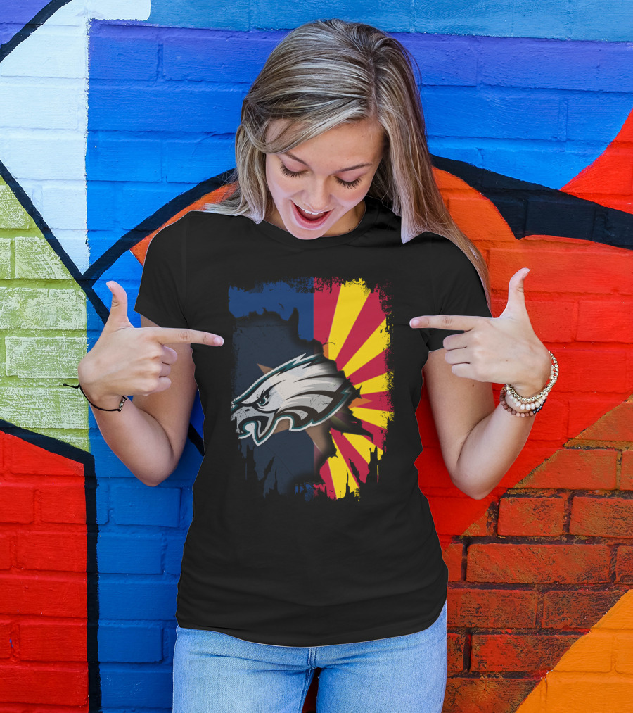 Arizona Eagles Unity Flag Emblem T-Shirt