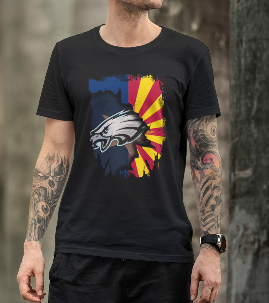 Arizona Eagles Unity Flag Emblem T-Shirt
