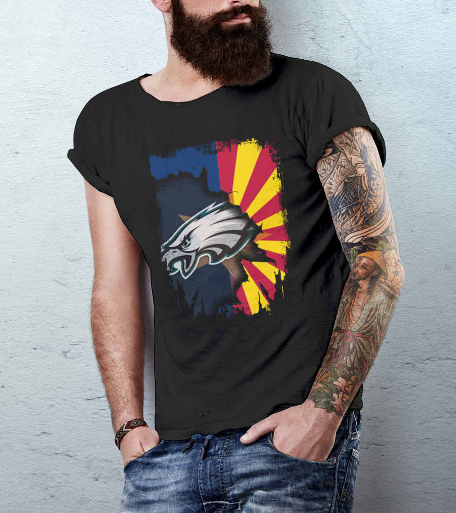 Arizona Eagles Unity Flag Emblem T-Shirt