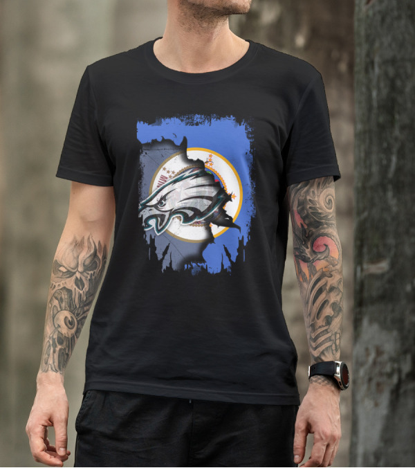 Minnesota State Flag Timeless Eagles Collaboration T-Shirt