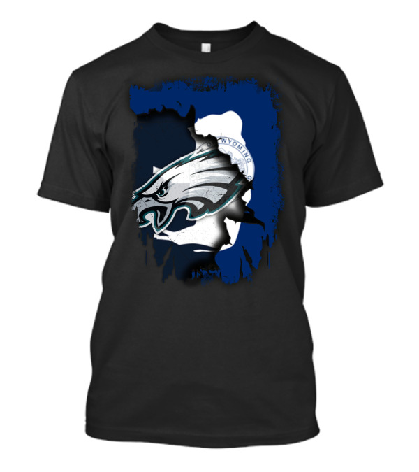 Wyoming Together Eagles Head T-Shirt