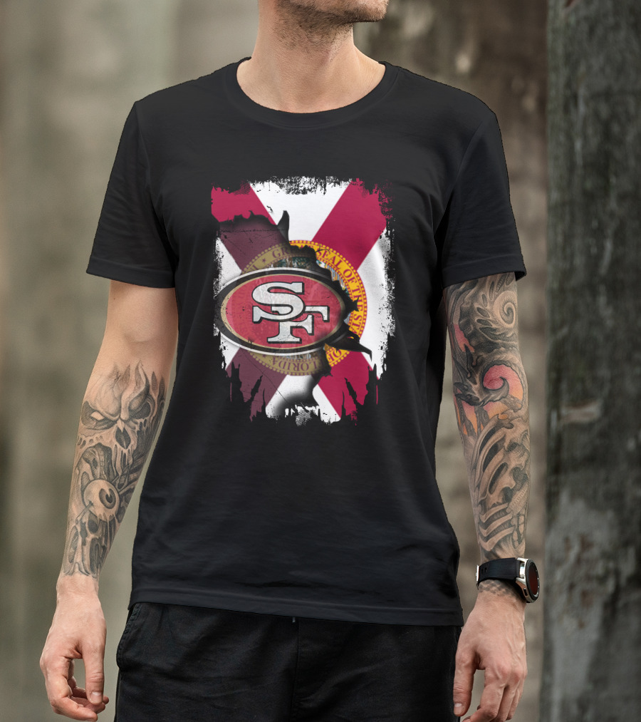 Florida Flag Together With San Francisco 49ers T-Shirt