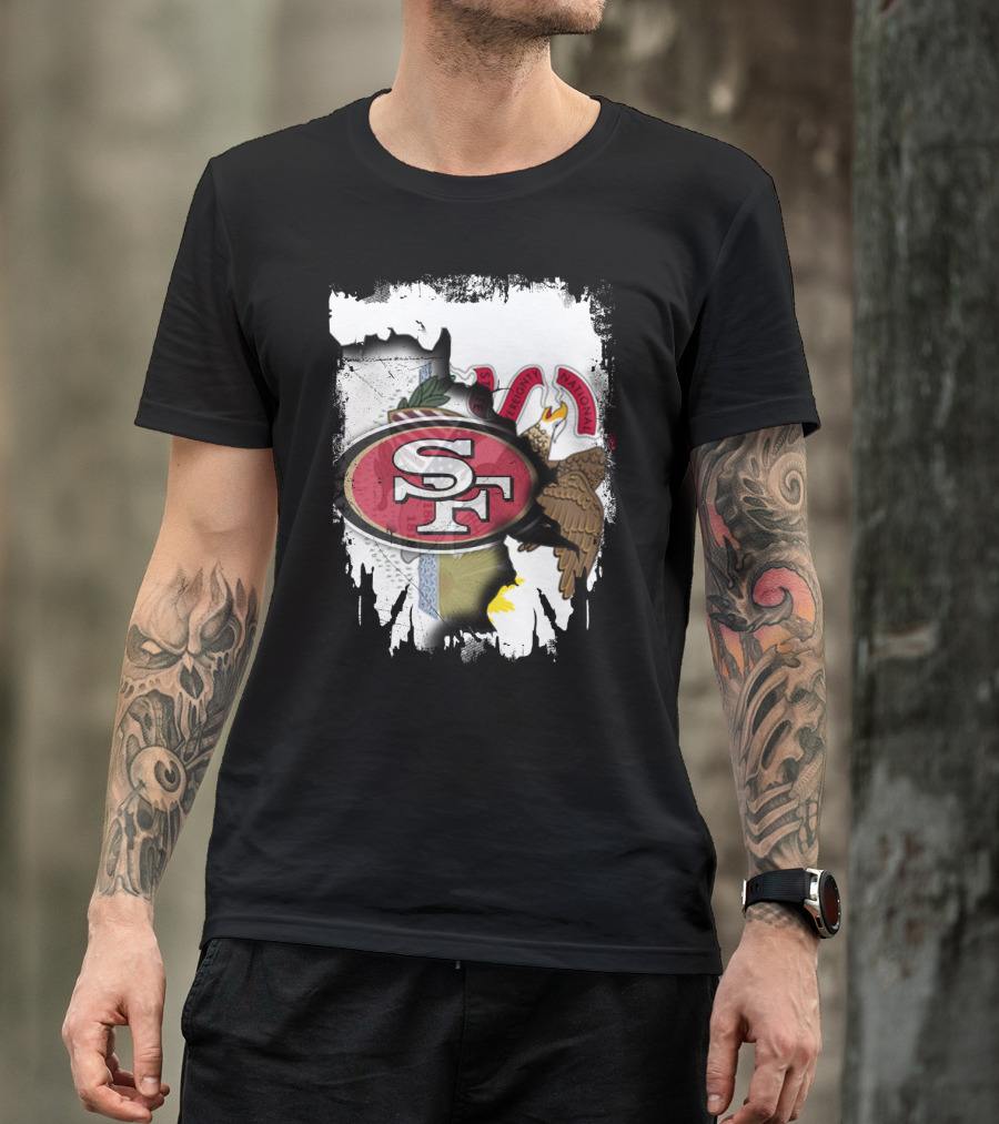 San Francisco 49ers Illinois State Pride Unity T-Shirt