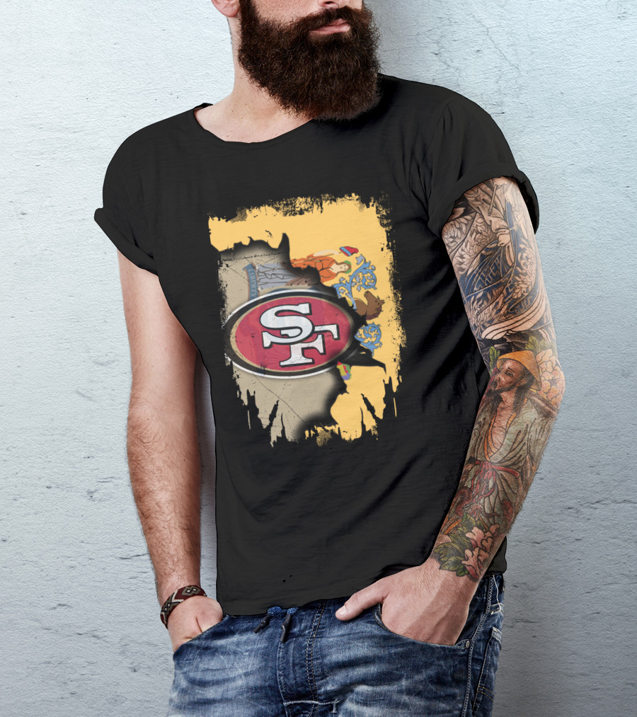 Together New Jersey San Francisco 49ers Fan Loyalty T-Shirt