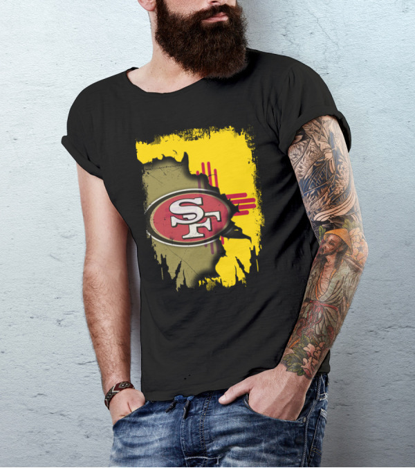 San Francisco 49ers New Mexico Zia Symbol Unity T-Shirt