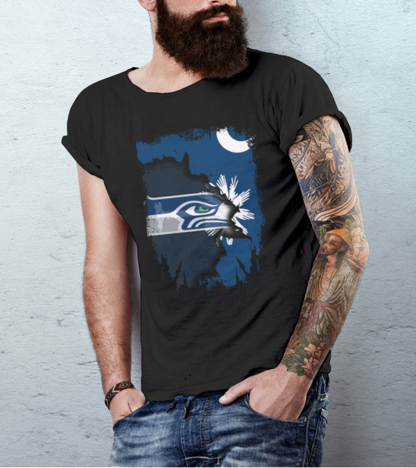 Together South Carolina Seahawks Moon Palmetto T-Shirt