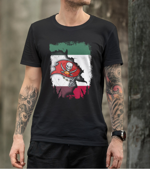Together Mexico With Buccaneers Flag T-Shirt