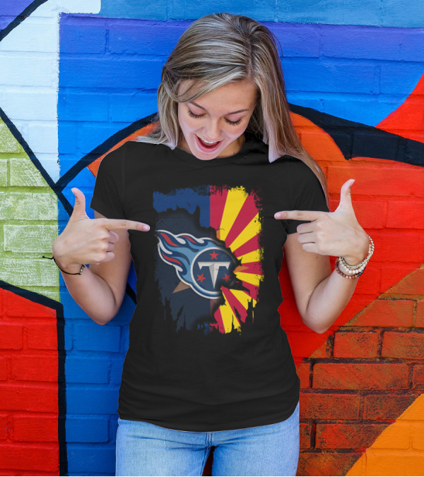 Arizona Tennessee Titans United Together T-Shirt