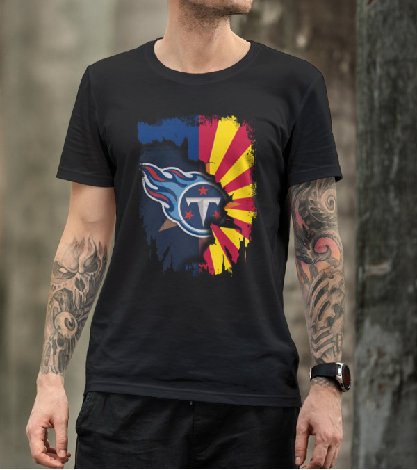 Arizona Tennessee Titans United Together T-Shirt
