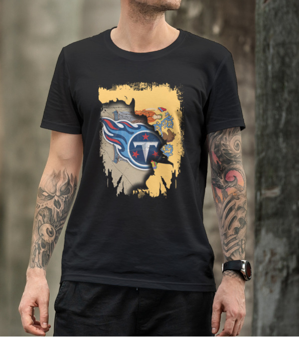 New Jersey State Pride With Titans Logo Symbolism T-Shirt