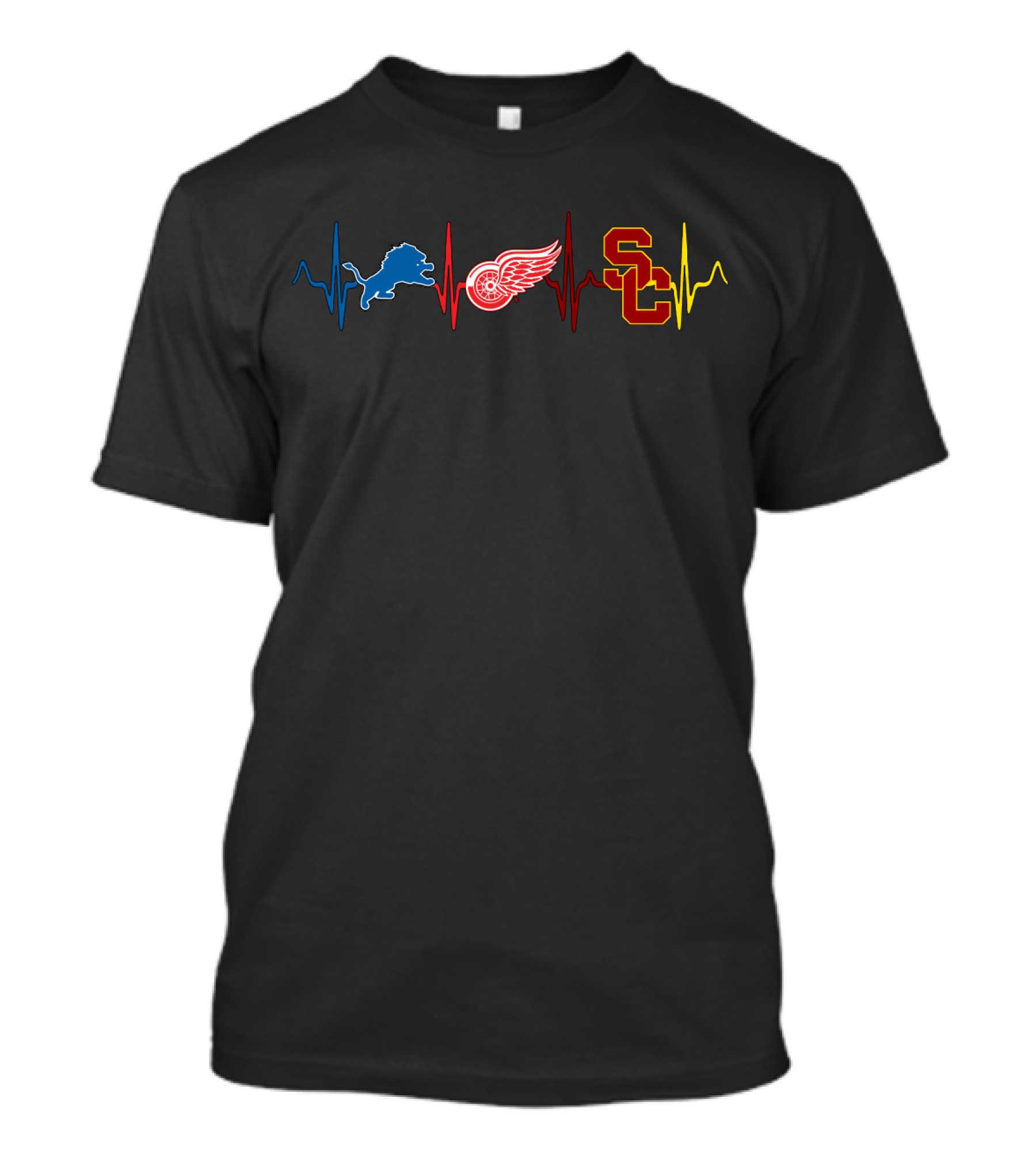 Lions Wings Sc Heartbeat T-Shirt
