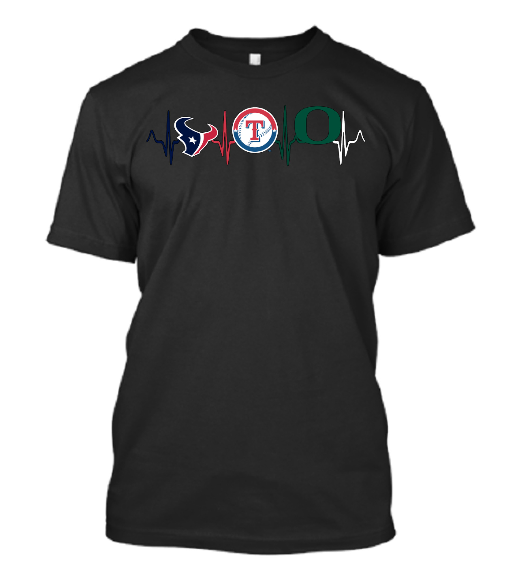 Texans Rangers Oregon Enthusiast Pulse T-Shirt