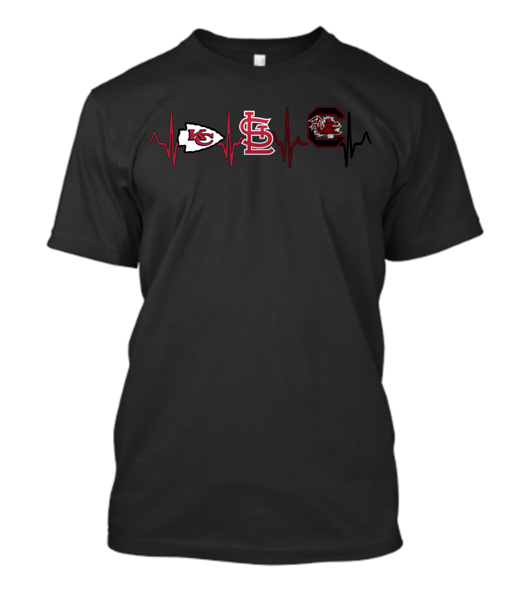 Love Chiefs Cardinals Gamecocks Scg T-Shirt