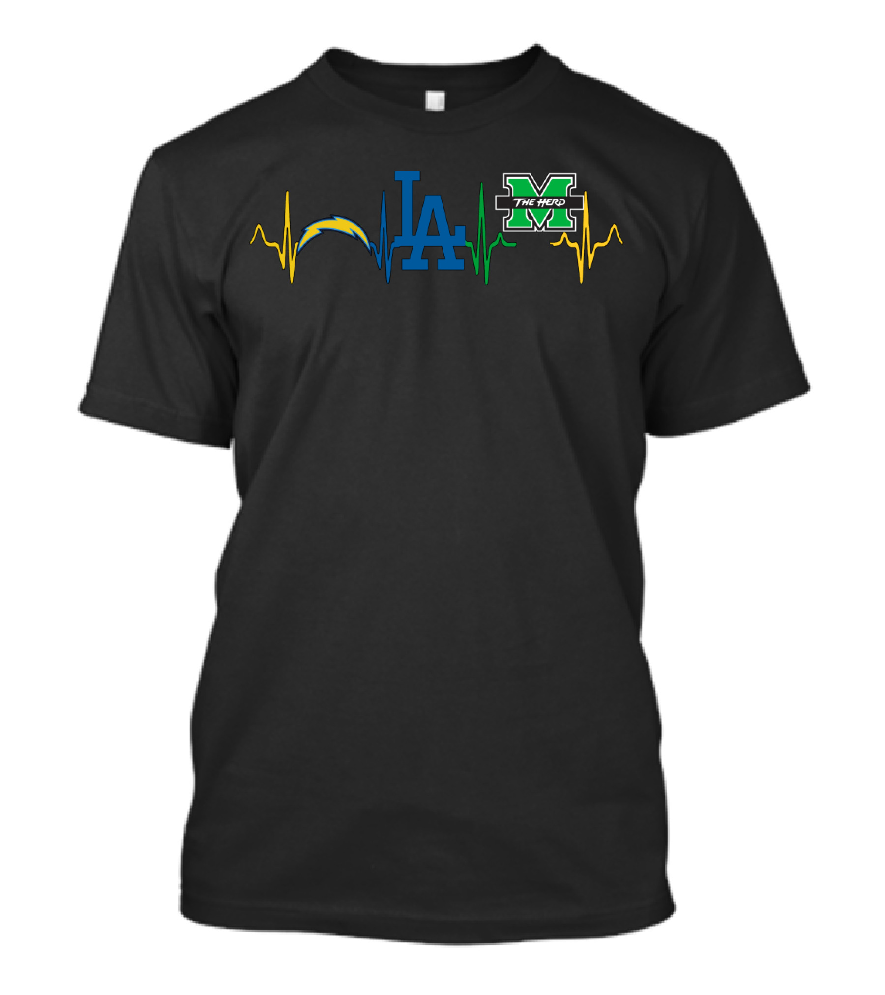 Love Chargers La Dodgers The Herd Mth T-Shirt