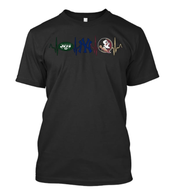 Love For Jets Yankees Seminoles With Fss T-Shirt