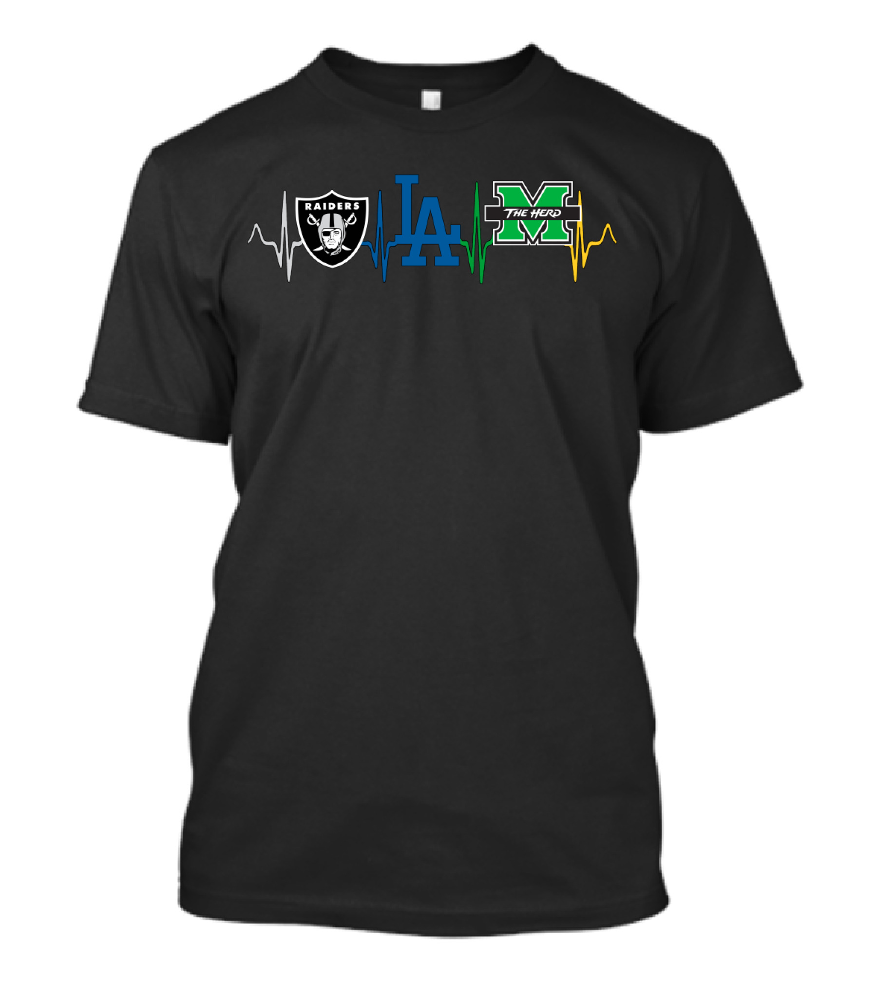 Raiders La Dodgers Marshall The Herd Mth T-Shirt