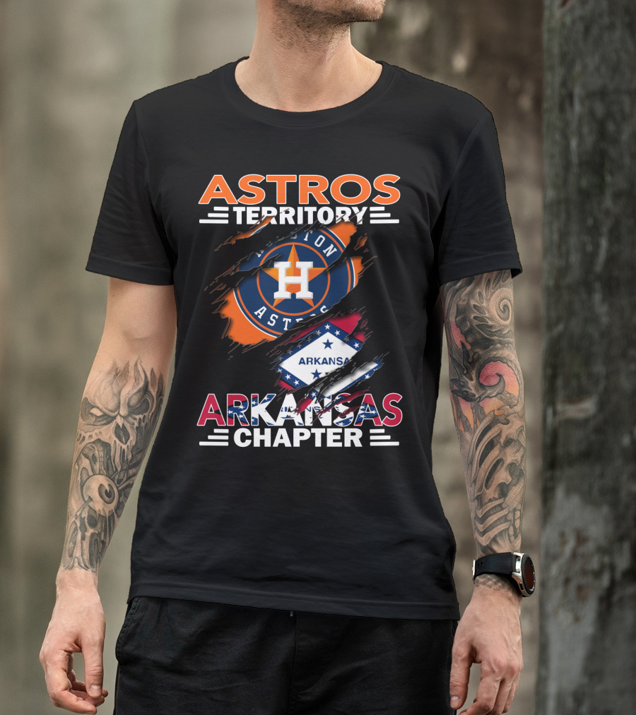 Astros Territory Houston Logo Arkansas Chapter T-Shirt