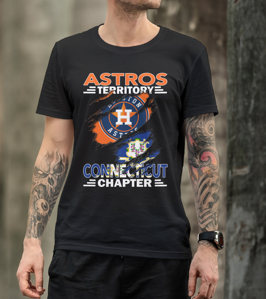 Astros Territory Houston Astros Logo Connecticut Chapter T-Shirt