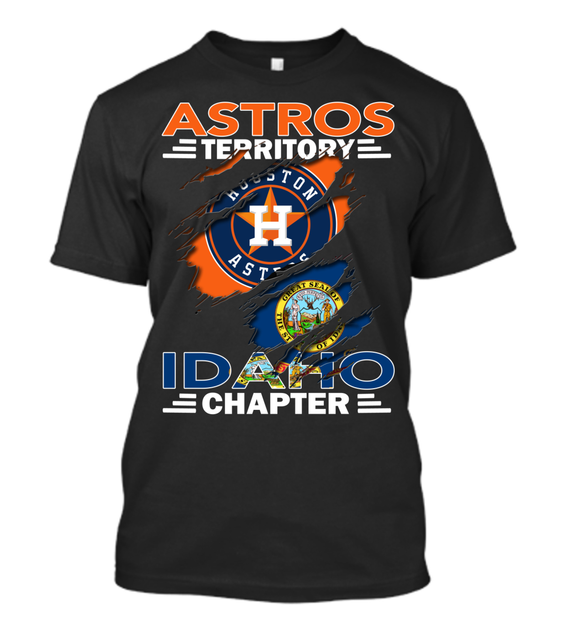 Astros Territory Houston Astros Idaho Chapter T-Shirt
