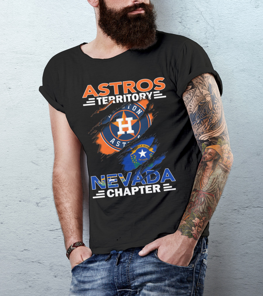 Astros Territory Houston Nevada Chapter Battle Born T-Shirt