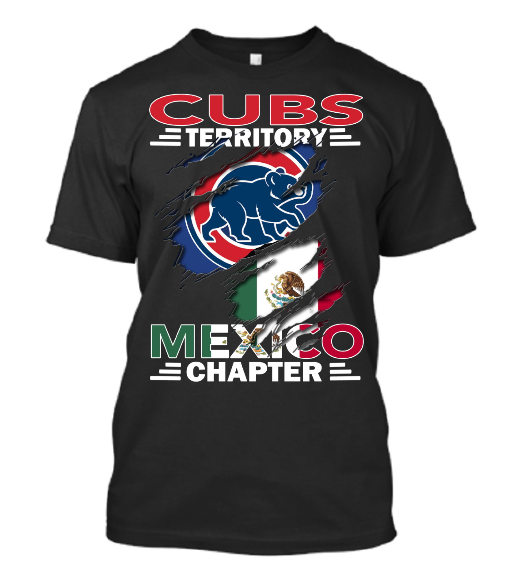 Cubs Territory Mexico Chapter Flag T-Shirt