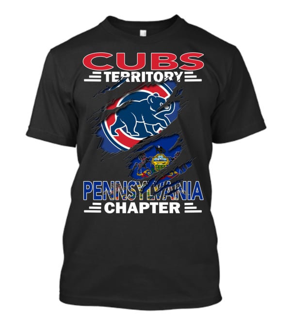 Cubs Territory Pennsylvania Chapter Scratch T-Shirt